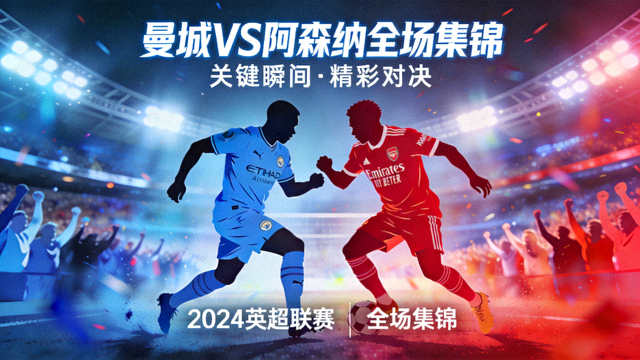 曼城对阵阿森纳全场集锦封面图